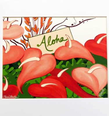 Aloha Anthuriums (Print)